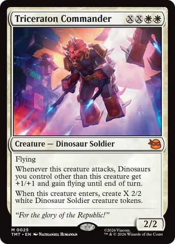 Triceraton Commander [Teenage Mutant Ninja Turtles] Magic: The Gathering