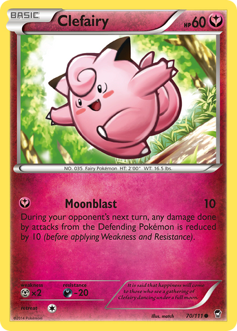 Clefairy (70/111) [XY: Furious Fists] Pokémon