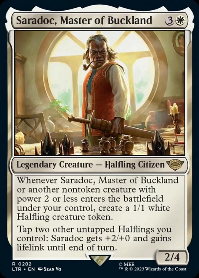 Saradoc, Master of Buckland [The Lord of the Rings: Tales of Middle-Earth] Magic: The Gathering