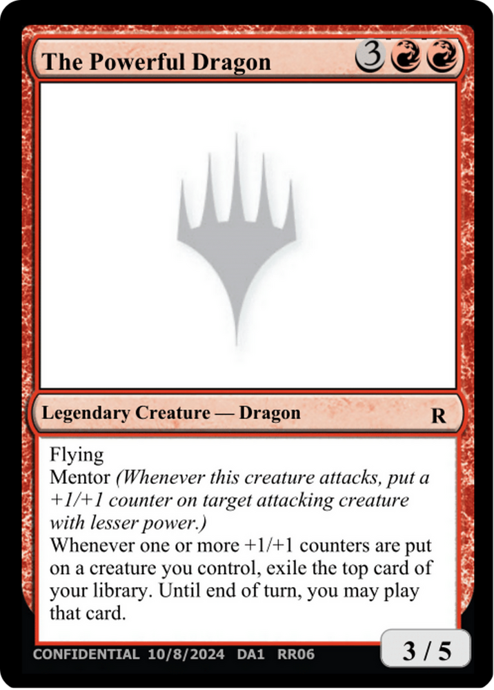 The Powerful Dragon [Unknown Event] Magic: The Gathering
