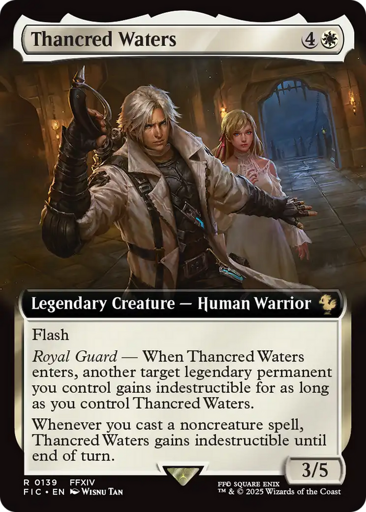 Thancred Waters (Extended Art) [FINAL FANTASY Commander] Magic: The Gathering