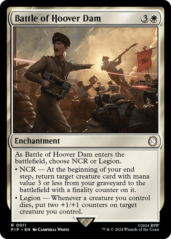 Battle of Hoover Dam [Fallout] Magic: The Gathering