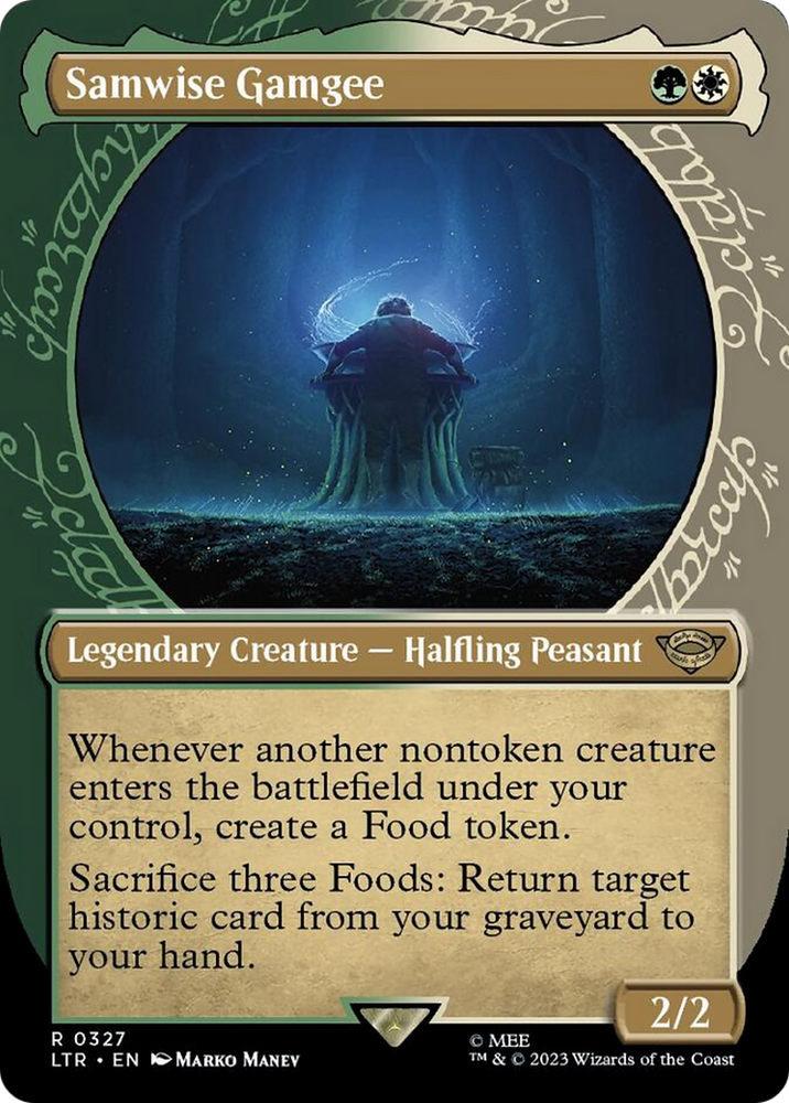 Samwise Gamgee (Showcase Ring Frame) [The Lord of the Rings: Tales of Middle-Earth] Magic: The Gathering