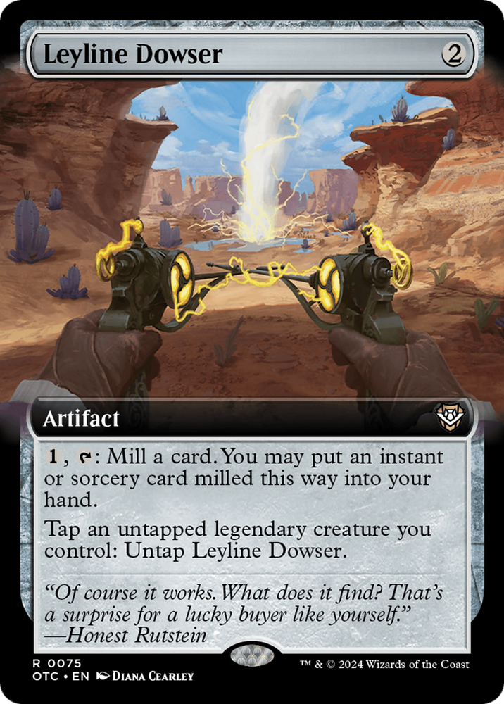 Leyline Dowser (Extended Art) [Outlaws of Thunder Junction Commander] Magic: The Gathering