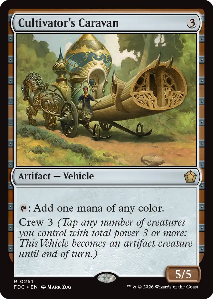 Cultivator's Caravan [Foundations Commander] Magic: The Gathering