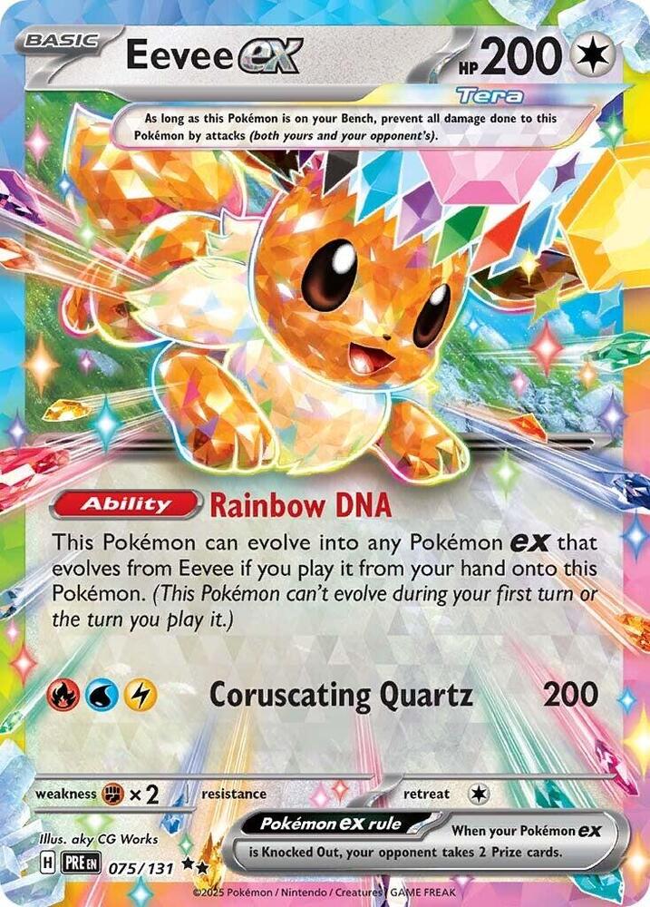 Eevee ex (075/131) [Scarlet & Violet: Prismatic Evolutions] Pokémon