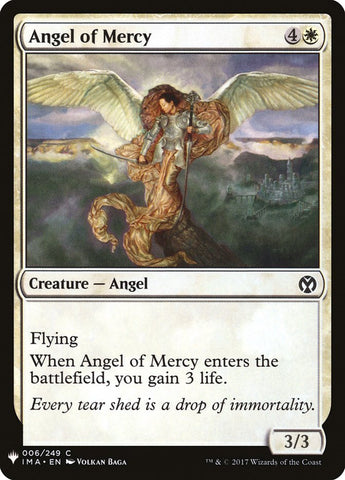 Angel of Mercy [Mystery Booster] Magic: The Gathering