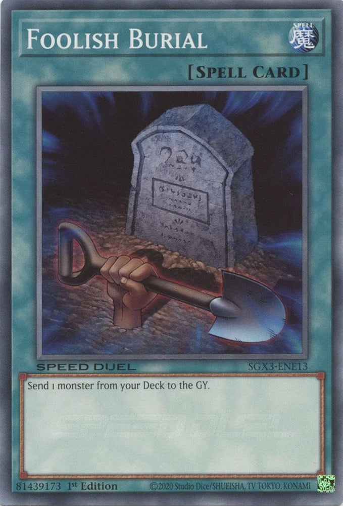 Foolish Burial [SGX3-ENE13] Common Yu-Gi-Oh!