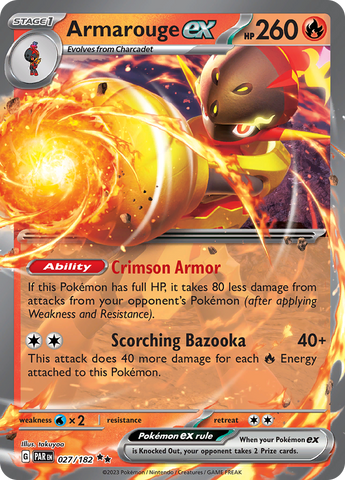Armarouge ex (027/182) [Scarlet & Violet: Paradox Rift] Pokémon