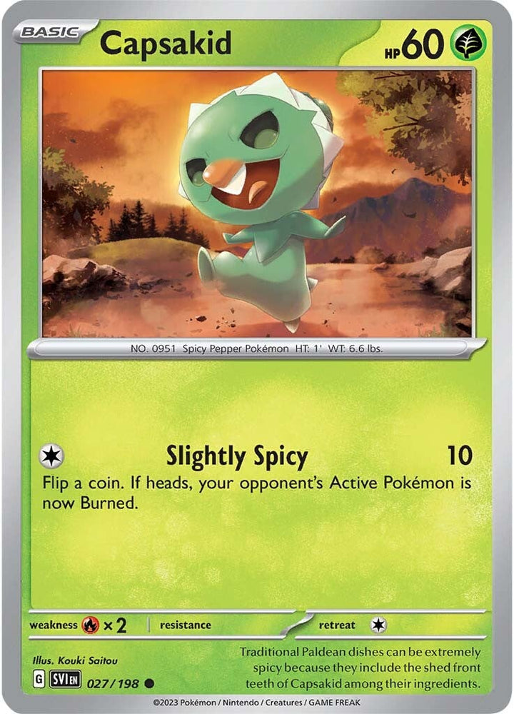 Capsakid (027/198) [Scarlet & Violet: Base Set] Pokémon
