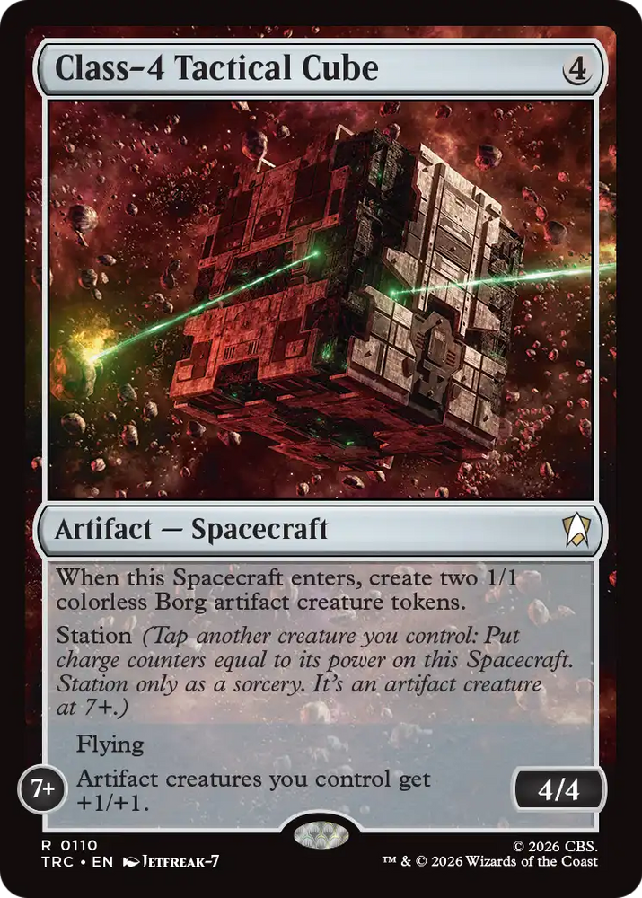 Class-4 Tactical Cube (Surge Foil) [Star Trek Commander] Magic: The Gathering