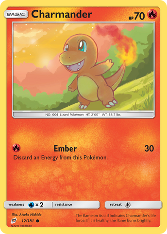 Charmander (12/181) [Sun & Moon: Team Up] Pokémon