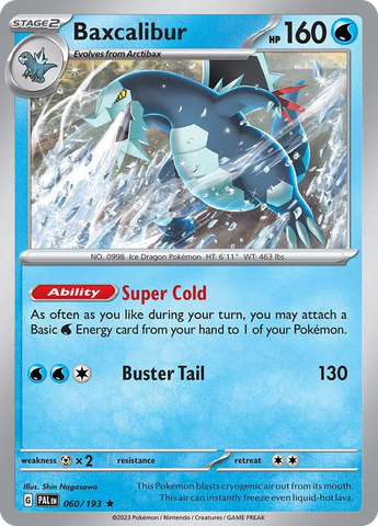 Baxcalibur (060/193) (Theme Deck Exclusive) [Scarlet & Violet: Paldea Evolved] Pokémon