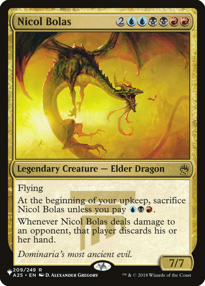 Nicol Bolas [The List] Magic: The Gathering