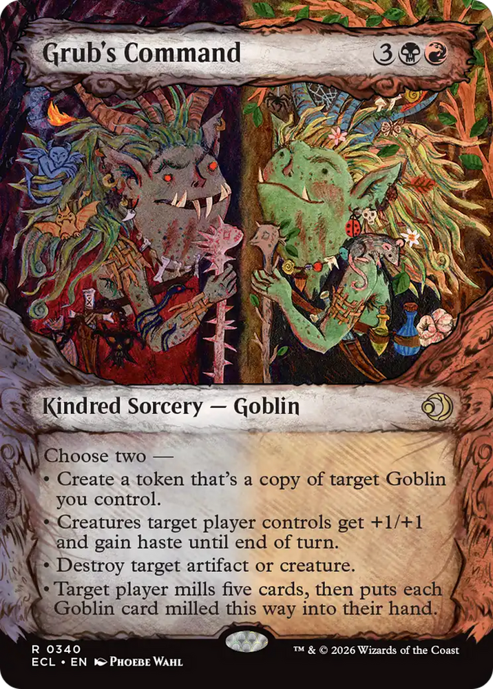 Grub's Command (Showcase) [Lorwyn Eclipsed] Magic: The Gathering