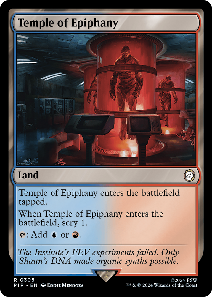 Temple of Epiphany [Fallout] Magic: The Gathering
