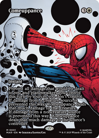 Comeuppance (Borderless) [Marvel Universe: Eternal-Legal] Magic: The Gathering