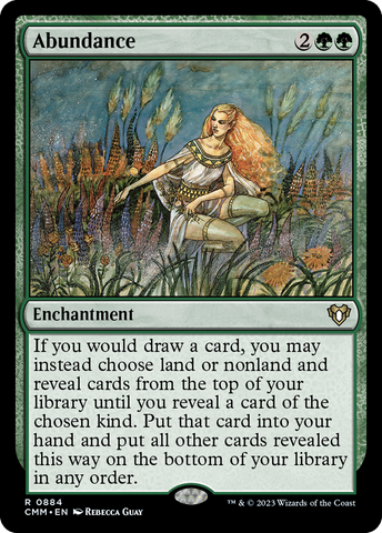 Abundance [Commander Masters] Magic: The Gathering