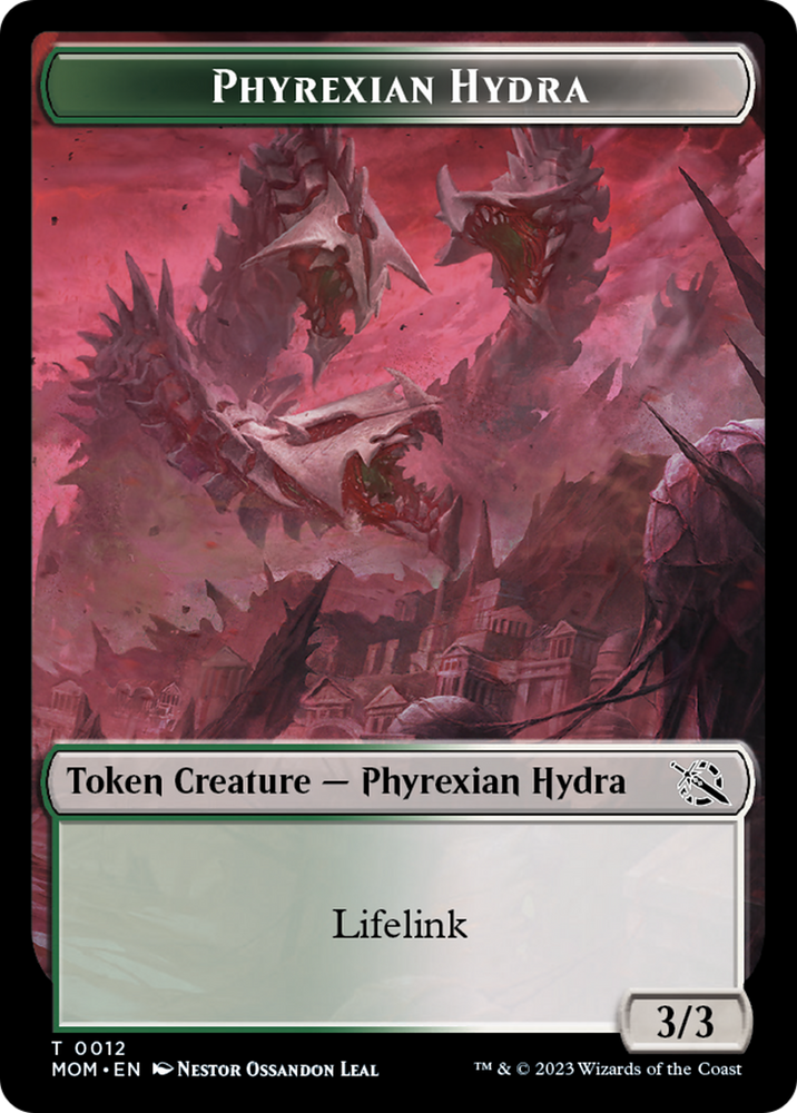 Phyrexian Hydra Token (12) [March of the Machine Tokens] Magic: The Gathering