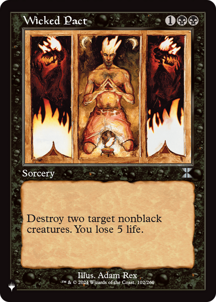 Wicked Pact [The List] Magic: The Gathering