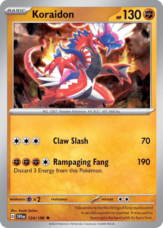 Koraidon (124/198) (Theme Deck Exclusive) [Scarlet & Violet: Black Star Promos] Pokémon
