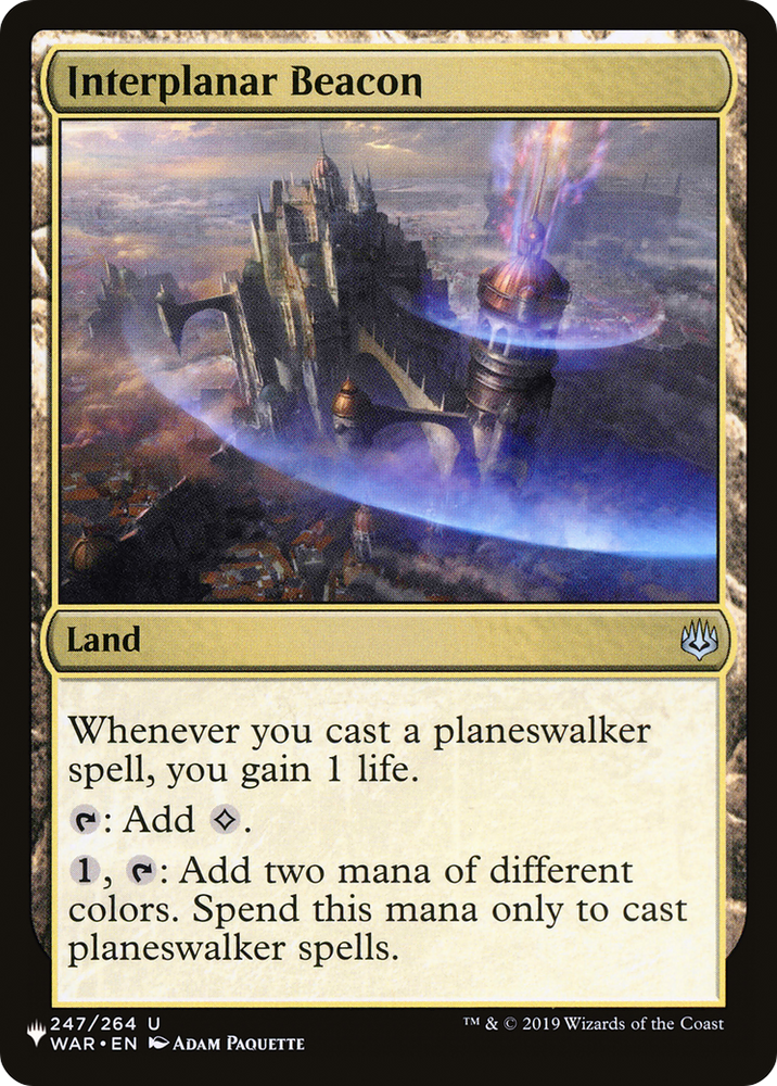Interplanar Beacon [The List] Magic: The Gathering