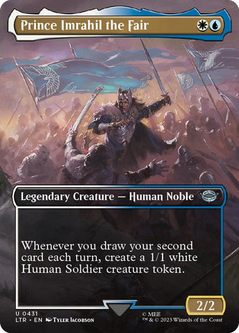 Prince Imrahil the Fair (Borderless Alternate Art) [The Lord of the Rings: Tales of Middle-Earth] Magic: The Gathering