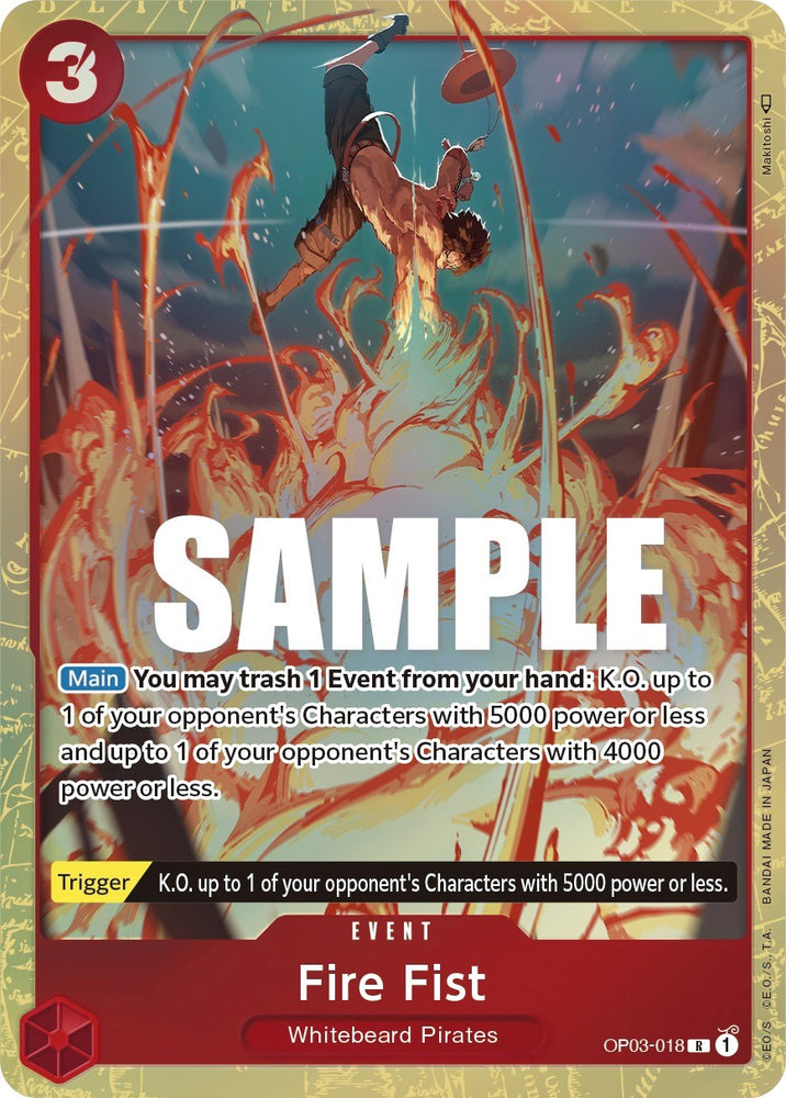 Fire Fist (Alternate Art) [Pillars of Strength] Bandai