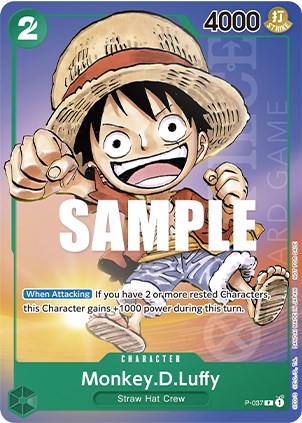 Monkey.D.Luffy (Anime Expo 2023) [One Piece Promotion Cards] Bandai