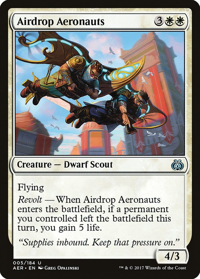 Airdrop Aeronauts [Aether Revolt] Magic: The Gathering