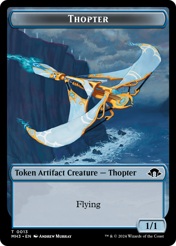 Phyrexian Germ // Thopter Double-Sided Token [Modern Horizons 3 Tokens] Magic: The Gathering