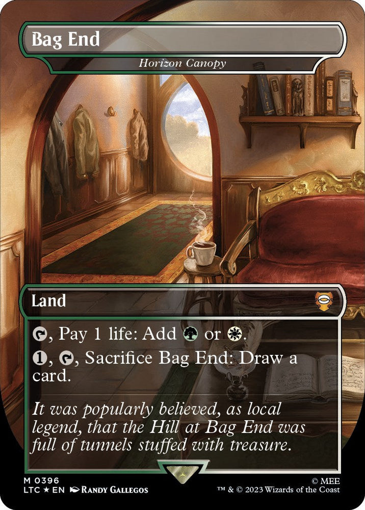 Bag End - Horizon Canopy (Surge Foil Realms and Relics) [The Lord of the Rings: Tales of Middle-Earth Commander] Magic: The Gathering