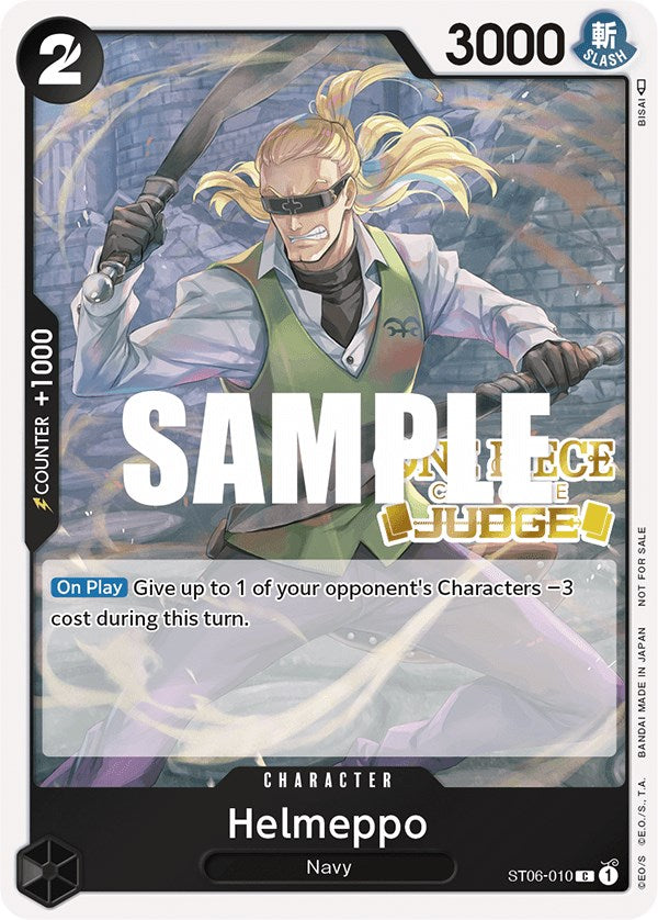 Helmeppo (Judge) [One Piece Promotion Cards] Bandai