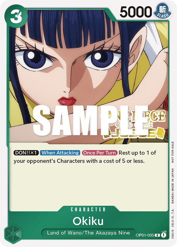 Okiku (Judge) [One Piece Promotion Cards] Bandai
