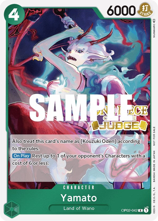 Yamato (Judge) [One Piece Promotion Cards] Bandai