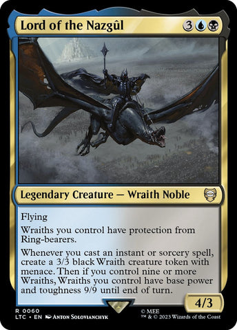 Lord of the Nazgul [The Lord of the Rings: Tales of Middle-Earth Commander] Magic: The Gathering