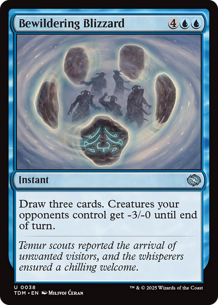 Bewildering Blizzard [Tarkir: Dragonstorm] Magic: The Gathering