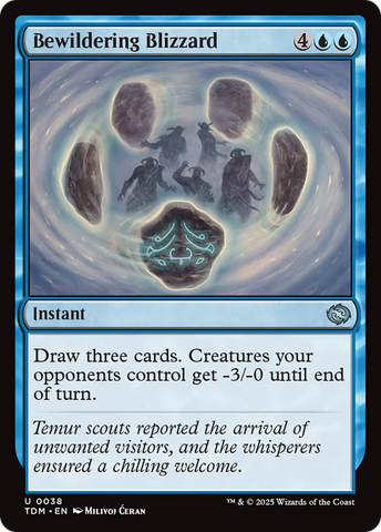 Bewildering Blizzard [Tarkir: Dragonstorm] Magic: The Gathering