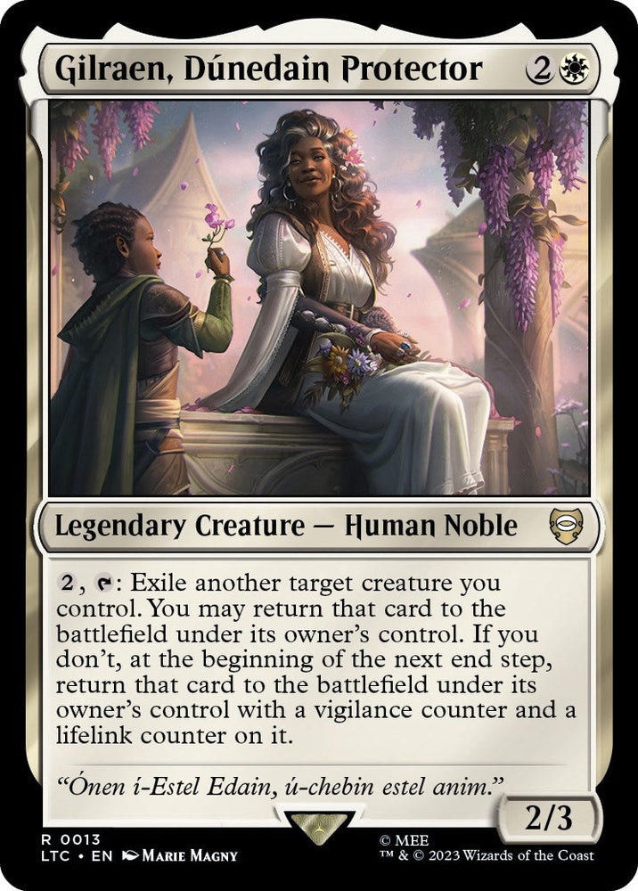 Gilraen, Dunedain Protector [The Lord of the Rings: Tales of Middle-Earth Commander] Magic: The Gathering