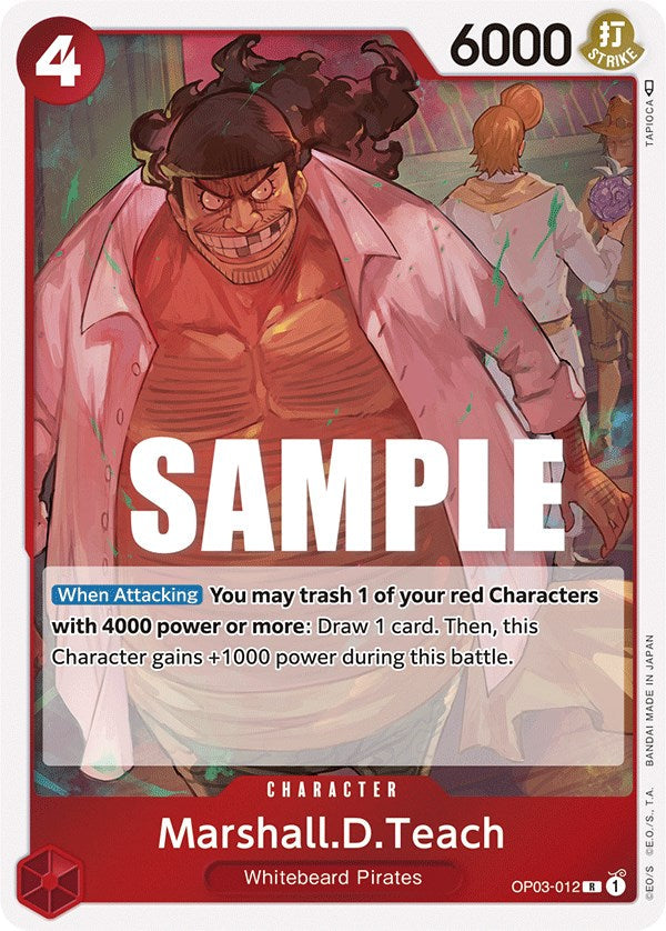 Marshall.D.Teach [Pillars of Strength] Bandai