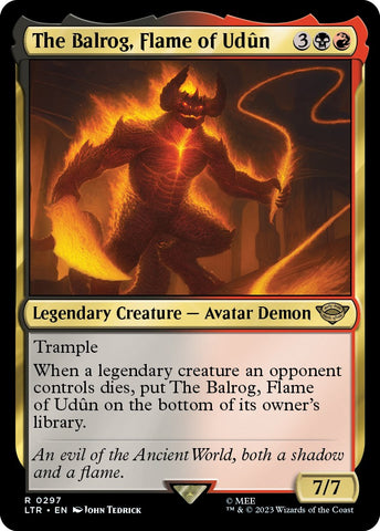 The Balrog, Flame of Udun [The Lord of the Rings: Tales of Middle-Earth] Magic: The Gathering