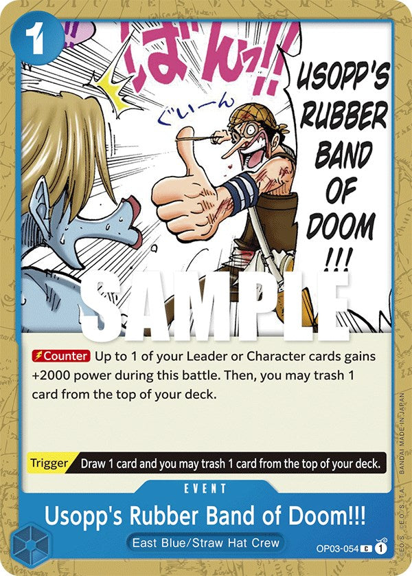 Usopp's Rubber Band of Doom!!! [Pillars of Strength] Bandai