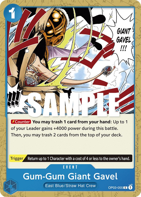 Gum-Gum Giant Gavel [Pillars of Strength] Bandai