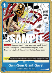 Gum-Gum Giant Gavel [Pillars of Strength] Bandai