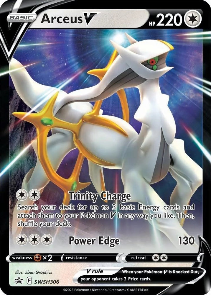 Arceus V (SWSH306) [Sword & Shield: Black Star Promos] Pokémon