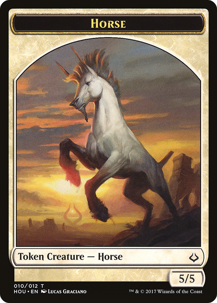 Vampire // Horse Double-Sided Token [The List] Magic: The Gathering