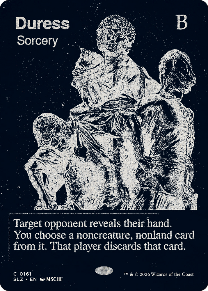 Duress (0161) [Secret Lair x MSCHF: The Zeta Set] Magic: The Gathering