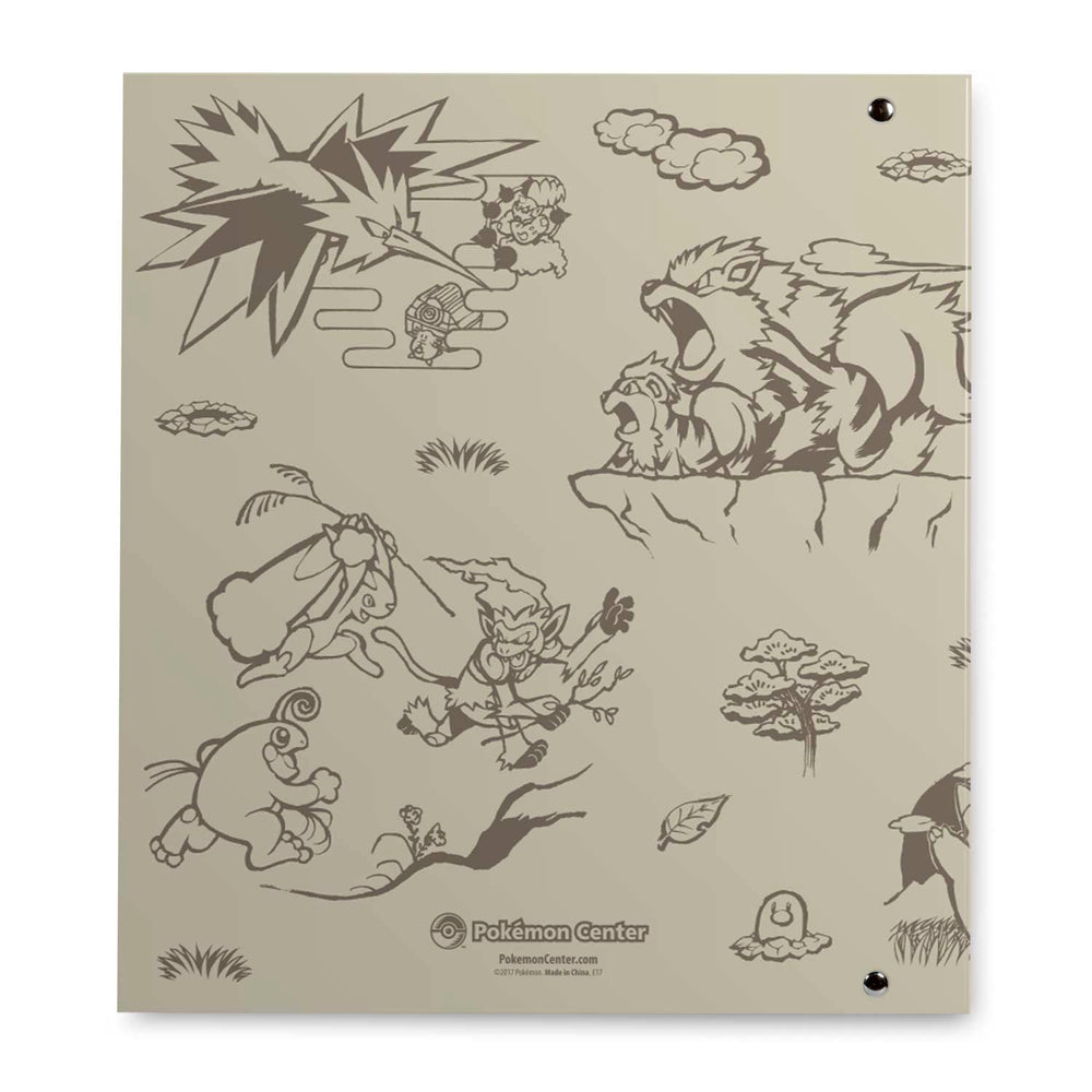 D-Ring Binder - Pikachu (Scroll Painting Style) Pokémon