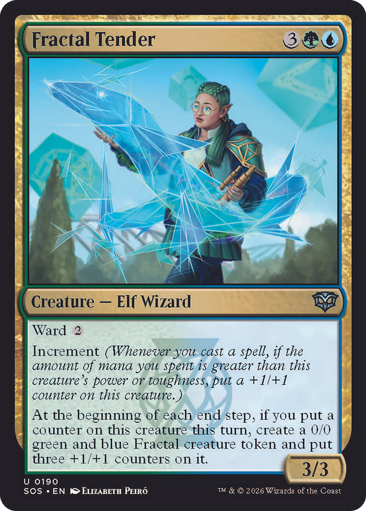 Fractal Tender [Secrets of Strixhaven] Magic: The Gathering