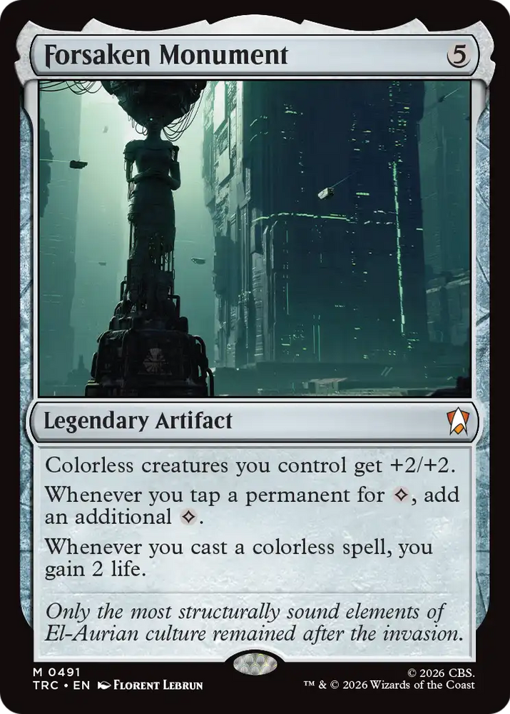 Forsaken Monument (Surge Foil) [Star Trek Commander] Magic: The Gathering